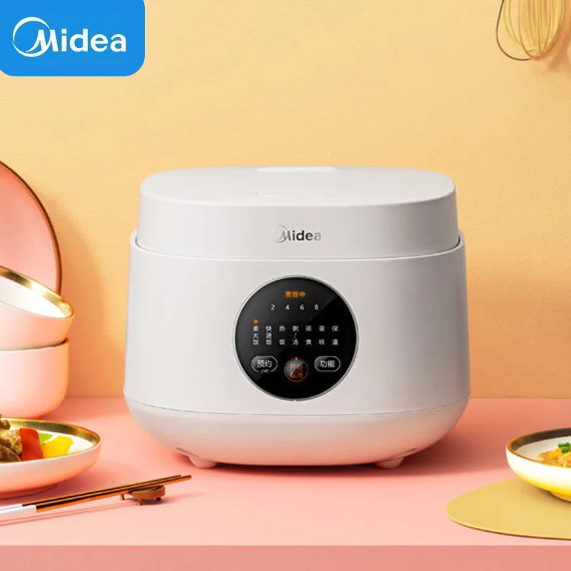 Midea Rice Cooker 3L Non-stick Multifunctional Electric Cooker Mini Home Kitchen Appliance Portable Hot Pot For Dormitory