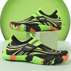 Kids' Quick - Dry Aqua Shoes - Non - Slip Barefoot Water Sneakers - 33 (Black)