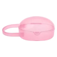 Portable bébé infantile sucette mamelon pour étui petite forme ronde boîte rangement bébé sucette porte-conteneur 6