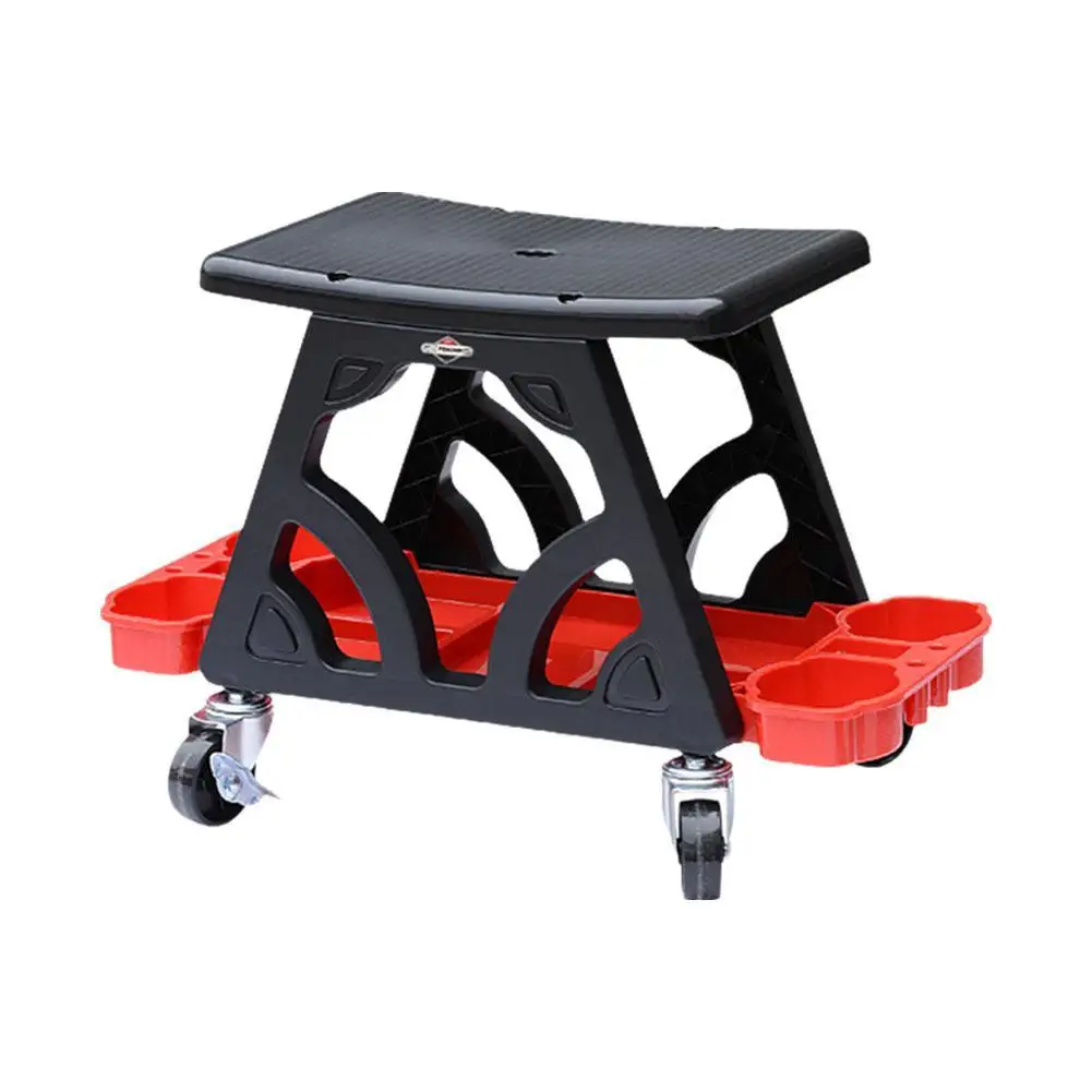 

Plastic Steel Multi Function Car Beauty Construction Stool 360° All Round Free Movement Plastic Steel Strong Bearing Capacity