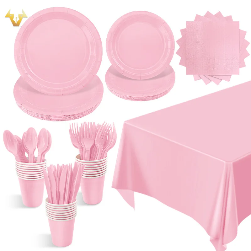 Sage Green Jungle Safari Party Supplies - Disposable Tableware Set for Baby Shower