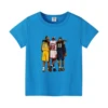 New Summer Basketball Print Tee Tops, Boy's Round Neck Casual Short Sleeve Comfortable Soft Versatile Kid T-shirt 6