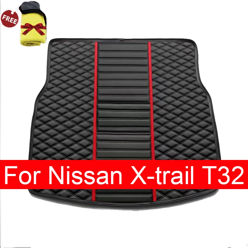 하이 퀄리티 닛산 X-trail T32 용 자동차 트렁크 매트, Xtrail 2018-2014 CX 용 내구성 카고 라이너 부츠 카펫, 7 좌석 2019