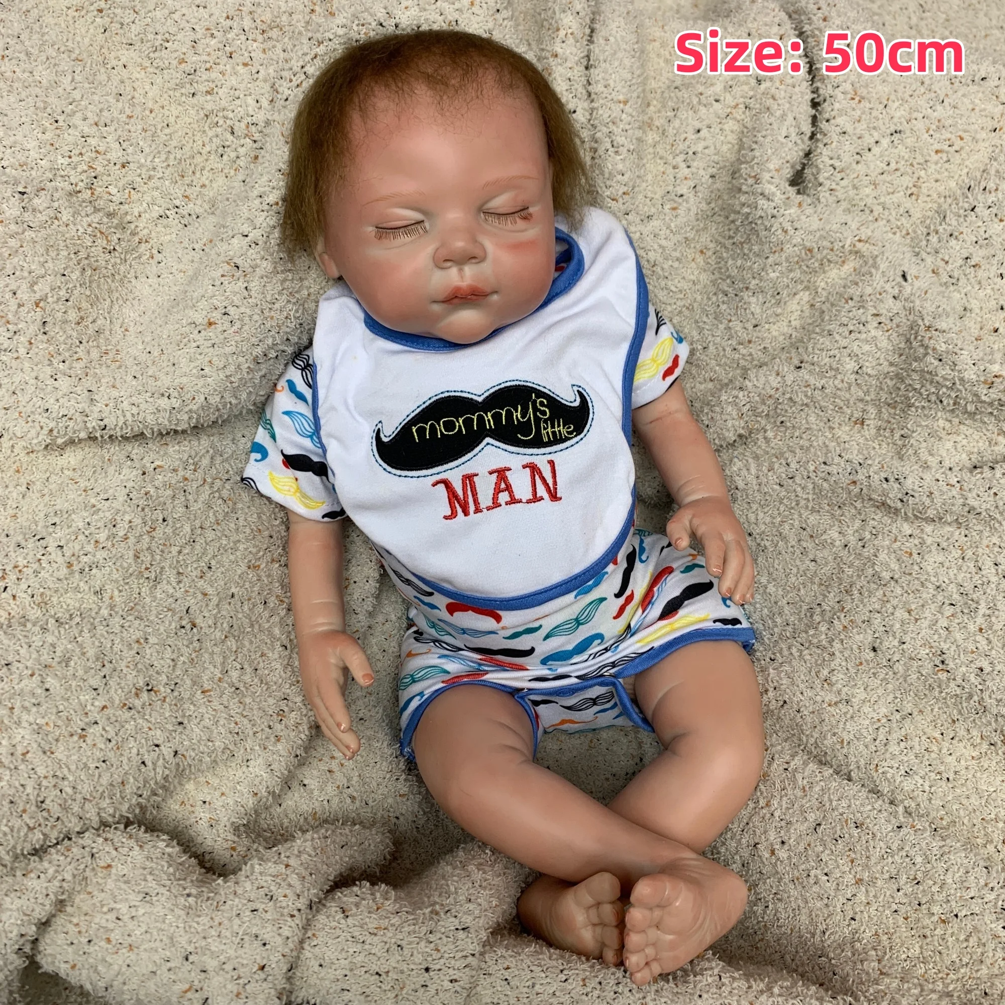 AWW! 18-20inch Reborn Toddler Doll 20inch Newborn Baby Doll Lifelike Bebe Realistic Doll Toy Boneca Brinquedo - 4