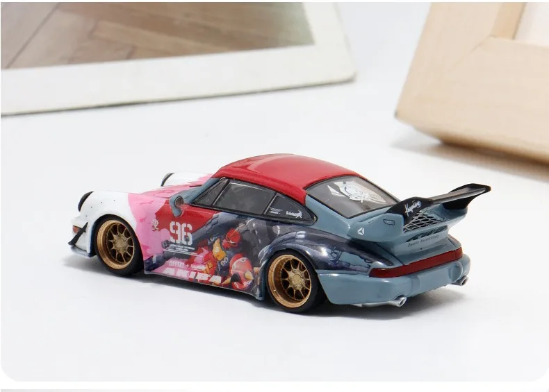 ミニカー 1/64 hoonigan rwb 993 STREET WARRIOR 1:64 Porsche 993 RWB Monster Energy painting