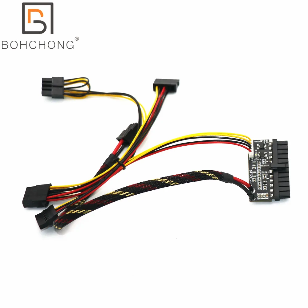Pico Psu 160ワット24pin Atx電源モジュールpci E 6pinコネクタと1個モレックス2個のsata 1個のcpu 4 4pinケーブル Aliexpress パソコン オフィス