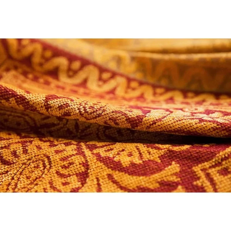 Inyahome Boho Throw Blanket Colorful Chenille Woven Bohemian Sofa Recliner Loveseat Furniture Cover Aztec Hippie Throws Blankets 4