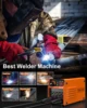 FEIFANKE ARC140 Mini Welding Machine MMA/GASLESS MIG/LIFT TIG 120 Welder Flux Core Welder for Carbon Steel Stainless Steel 3