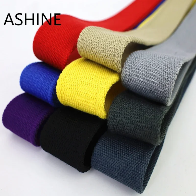 

2 Meter 4.5cmWidth Thick Polyester Cotton Webbing Bag Straps Belt Sling Seat belt webbing Very Strong Thickness 2.2mm