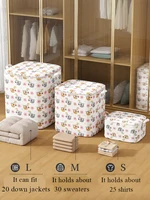 Large Capacity Clothes Storage Bag,Foldable Dustproof Bag,Household Simple Clothes & Quilt Storage Bag Bedroom closet organizer 1