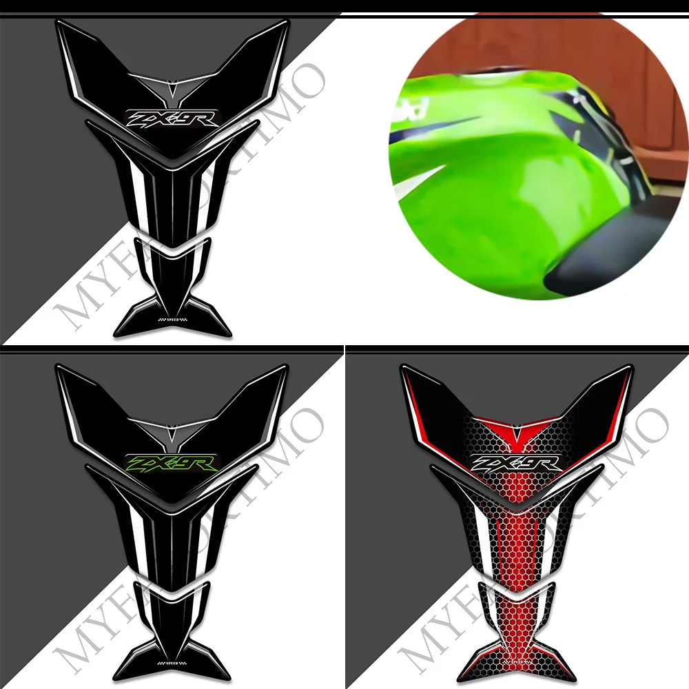 

For Kawasaki Ninja ZX9R ZX 9R ZX NEW 3D Motorcycle Tank Pad Stickers Decals Protector Gas Fuel Oil Kit Knee TankPad Emblem Logo