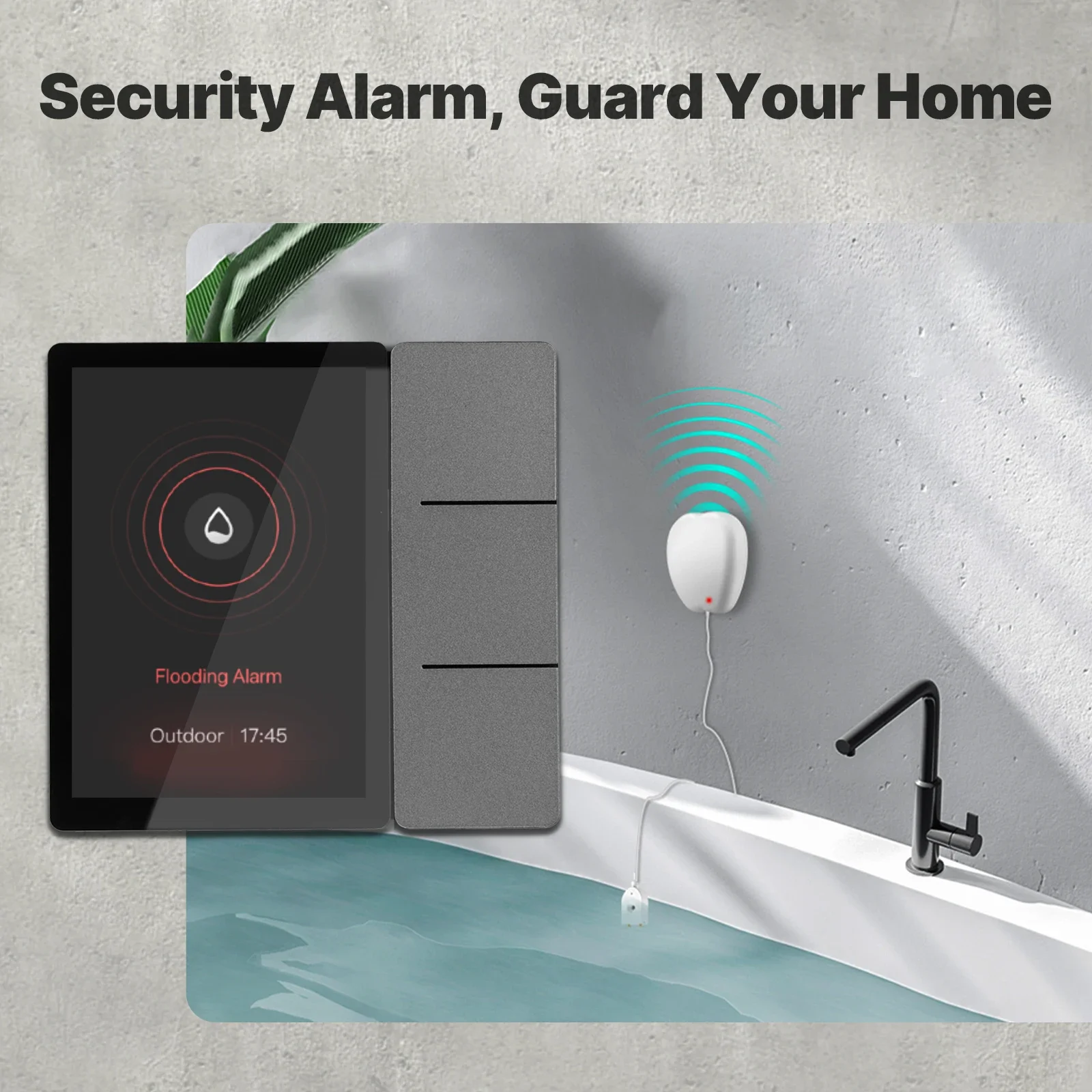 MOES Tuya WiFi 3.5인치 스마트 센터 제어 터치 패널 중앙 화면 Bluetooth Sigmesh 허브 내장 3개 릴레이 물리적 버튼
