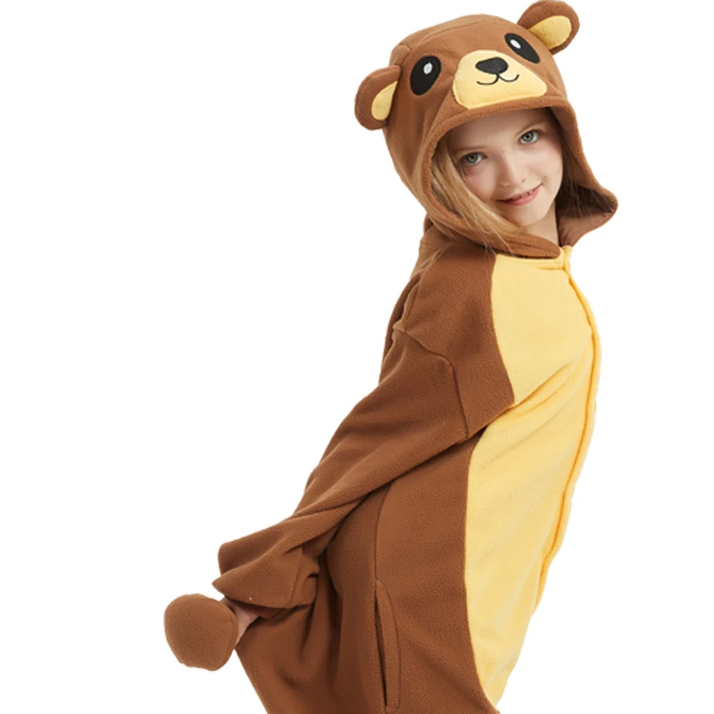Kids Cute Cartoon Cosplay One Piece Pajamas Baby Animals Halloween Boys Girls Kigurumi Anime Pajamas kids pajamas