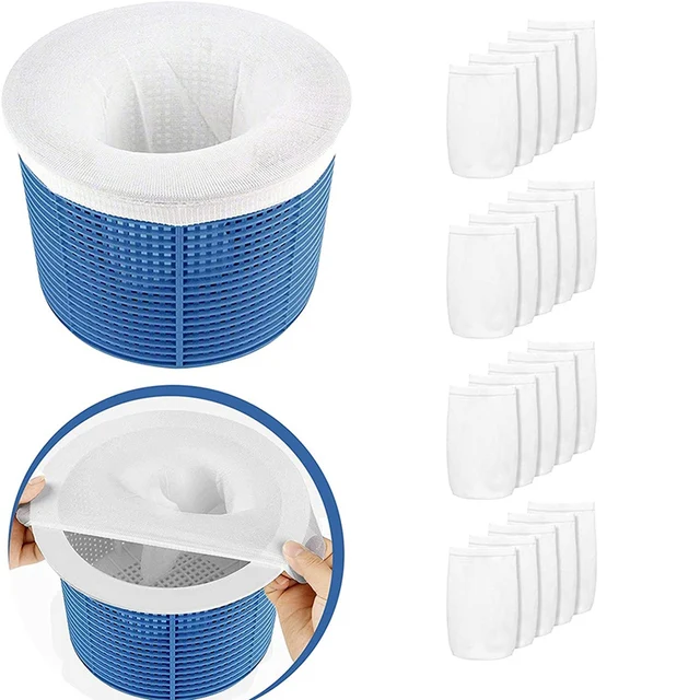 10Db Medence Skimmer Zokni Finom Háló Úszómedence Gyógyfürdő-Szűrő-Megtakarítók Szűrőkhöz Kosarak Skimmerek Szűrőképernyő