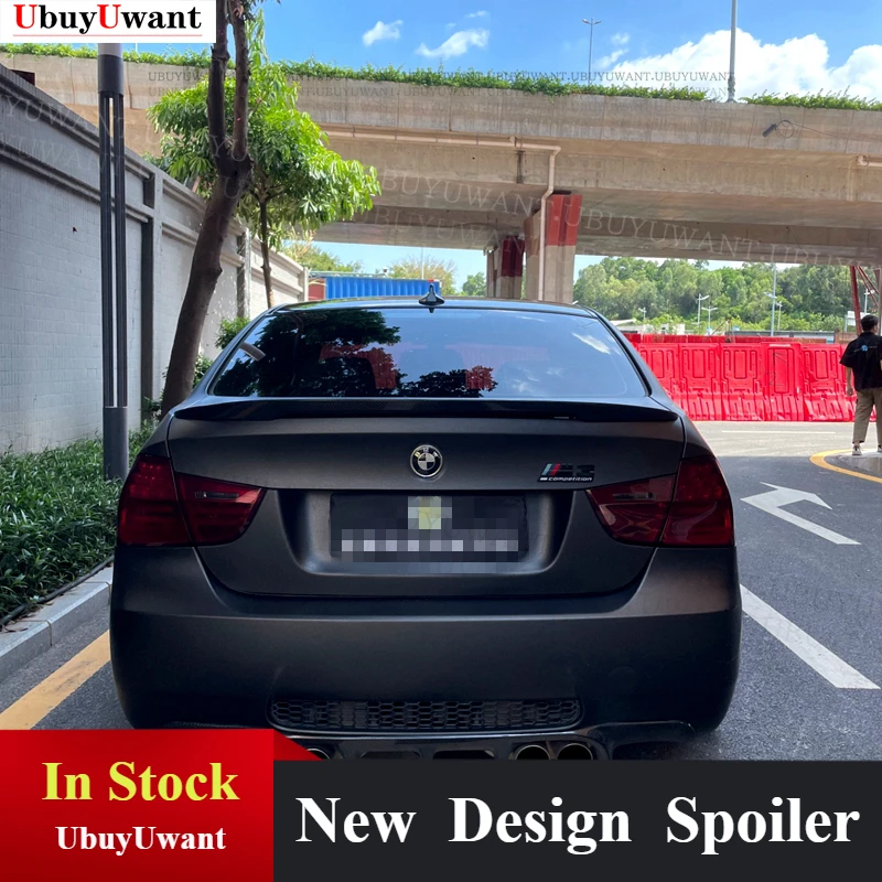 Спойлер для E90 2005-2011 BMW 3 серии 318i 320i 325i 330i 335i спойлер из настоящего углеродного
