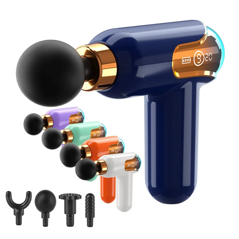 

New Massage Gun Muscle Sport Fitness Massager Percussion Pistol Massager For Body Neck Deep Tissue Muscle Relaxation Fascia Gun