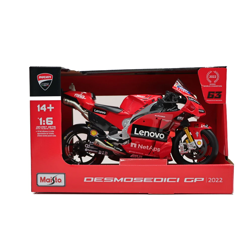 Modellino Moto Maisto 1/6 Ducati Desmosedici World Champion MotoGP