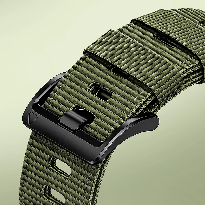 Versatile QuickFit Braided Canvas Nylon Watch Strap - 26mm/22mm