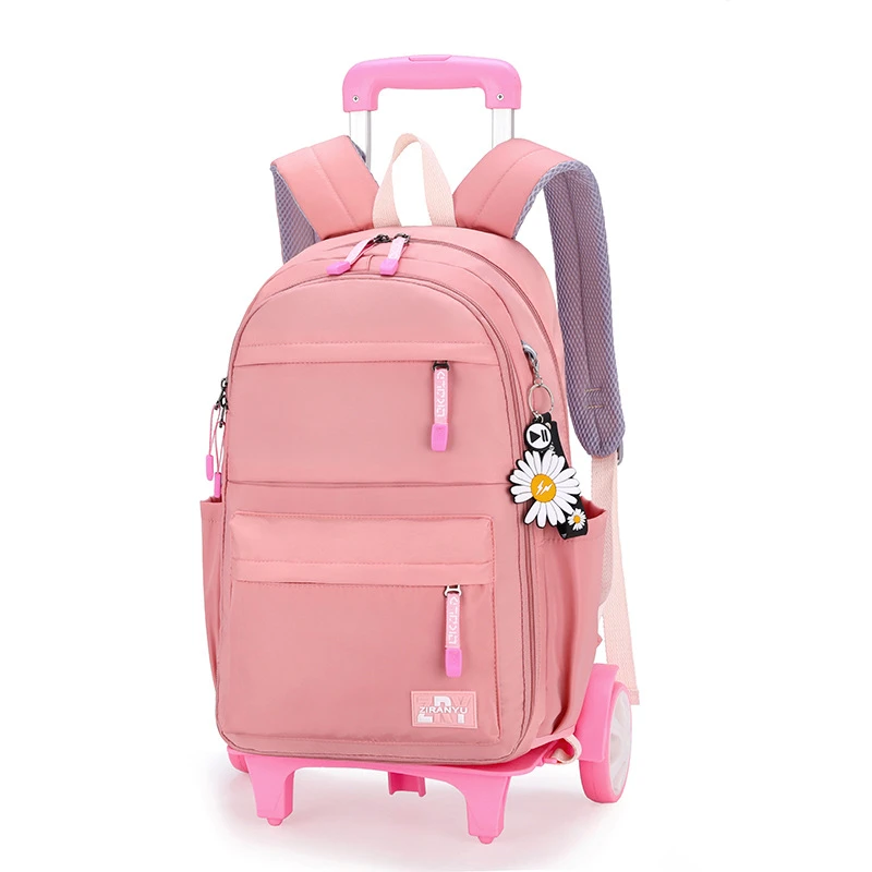 Mochilas con ruedas extraíbles para niños y niñas, mochilas ruedas y escaleras, maleta para libros y equipaje, 2022| | - AliExpress