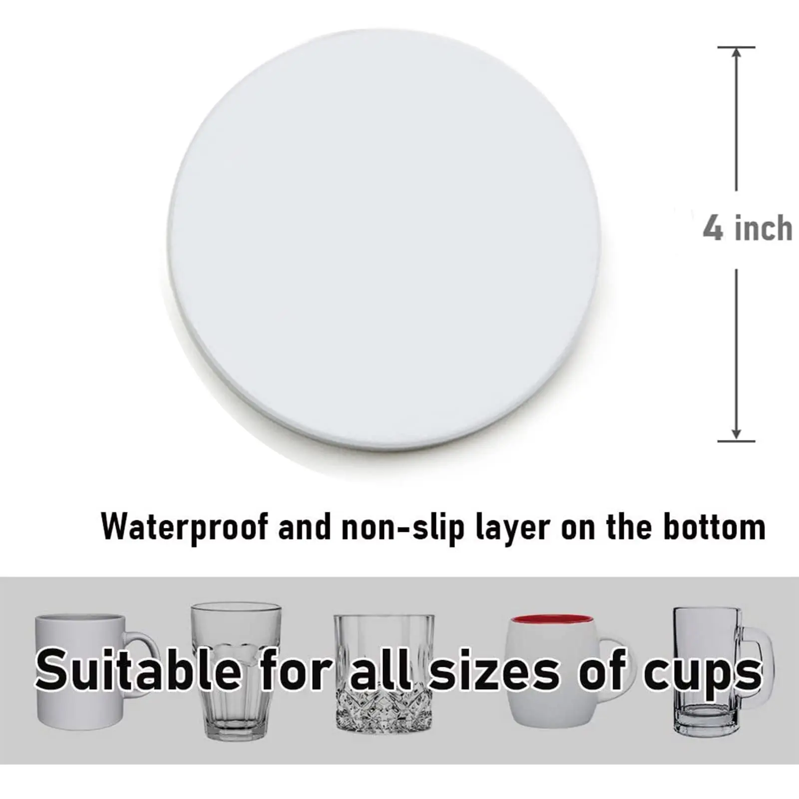Personalized Coasters Custom Ceramics Coasters for Drink Add Your Image Text Logo Absorbent Bar Coasters for Cup Home Office 2 S6a18f66a41e14ef49dd3b9e030c59a4ef