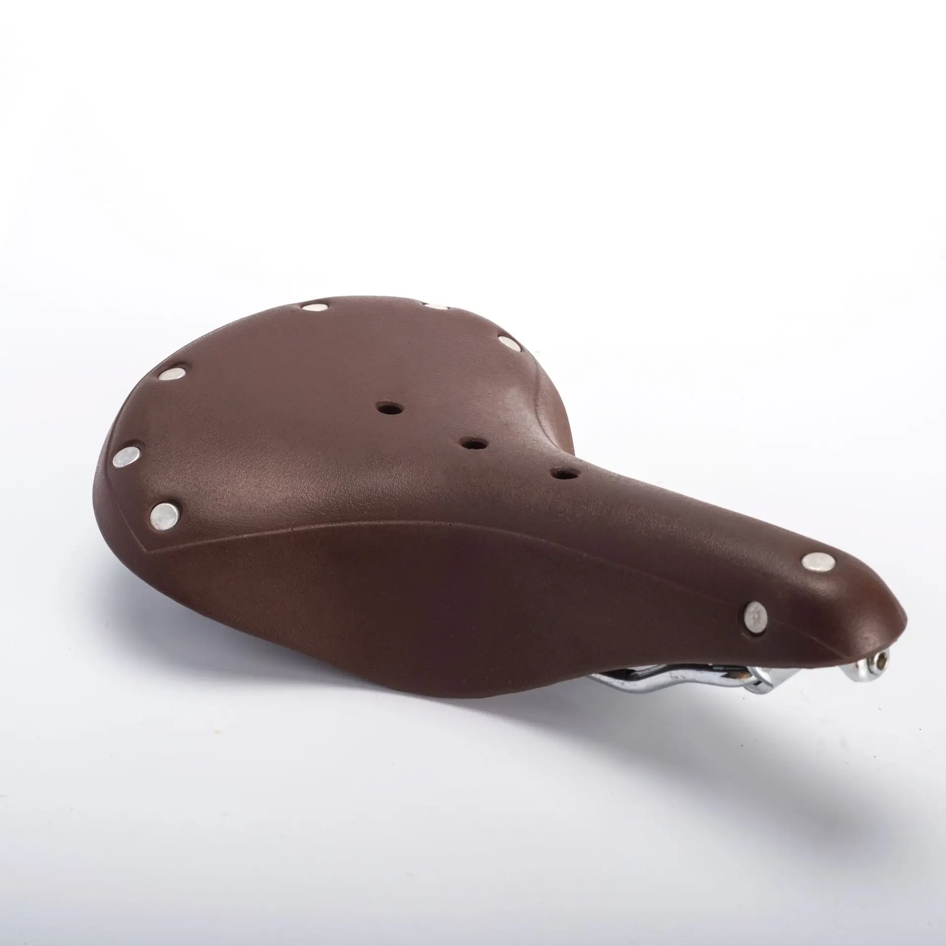 

Bicycle saddle brown leather vintage cushion bicycle accessories