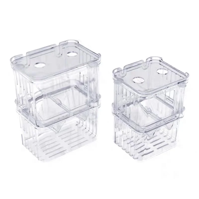 Acrylic Fish Tank Breeding Isolation Box Aquarium Hatchery Incubator Holder Accessories