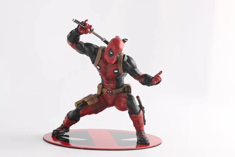 

ARTFX SHF Супергерой из фильма Marvel красный Дэдпул модель из ПВХ Коллекция скульптур игрушки для детей праздничные подарки