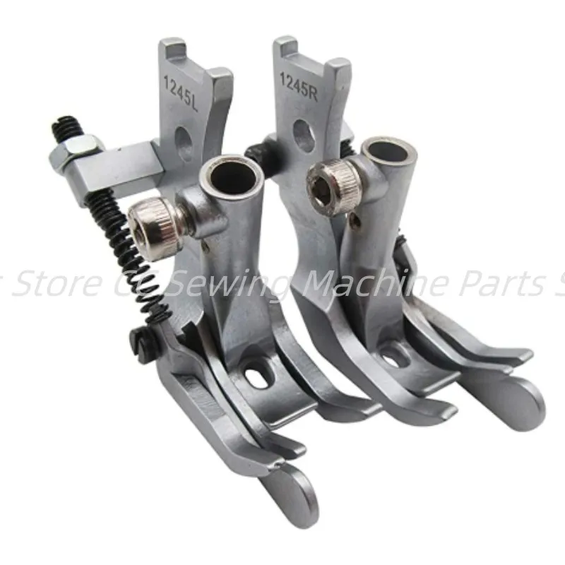 1 세트 GR-1245,GL-1245 오른쪽, 왼쪽 측면 스프링 엣지 가이드 풋 Pfaff 브랜드 1245, 545, 145, 335(3,4,5,6MM)