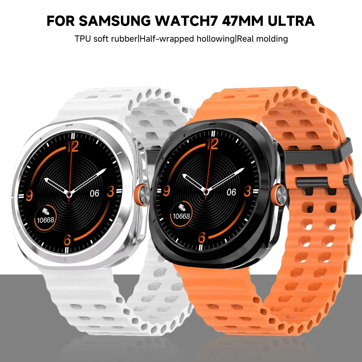 Soft TPU Protective Bumper Shell for Smartwatch - Enhanced Protection Cover
