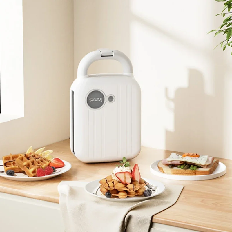 Creative and Beautiful Sandwich Breakfast Machine Constant Temperature Heating Household Multifunctional Waffle Bread Machine