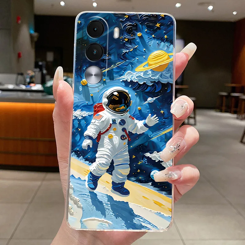 Aesthetic Cute Cat Soft Silicone Transparent Phone Case