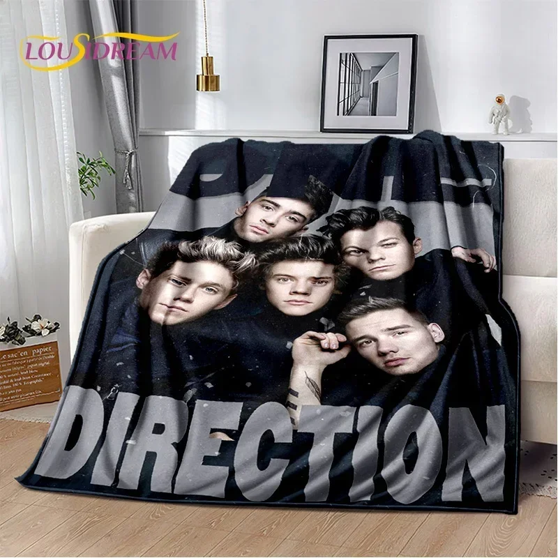 3D Rock-One Direction 1D Combinatio HD Soft Flannel Blankets,Throw Blanket Comfortable Blanket for Picnic Beds Sofa Home Bedroom 2