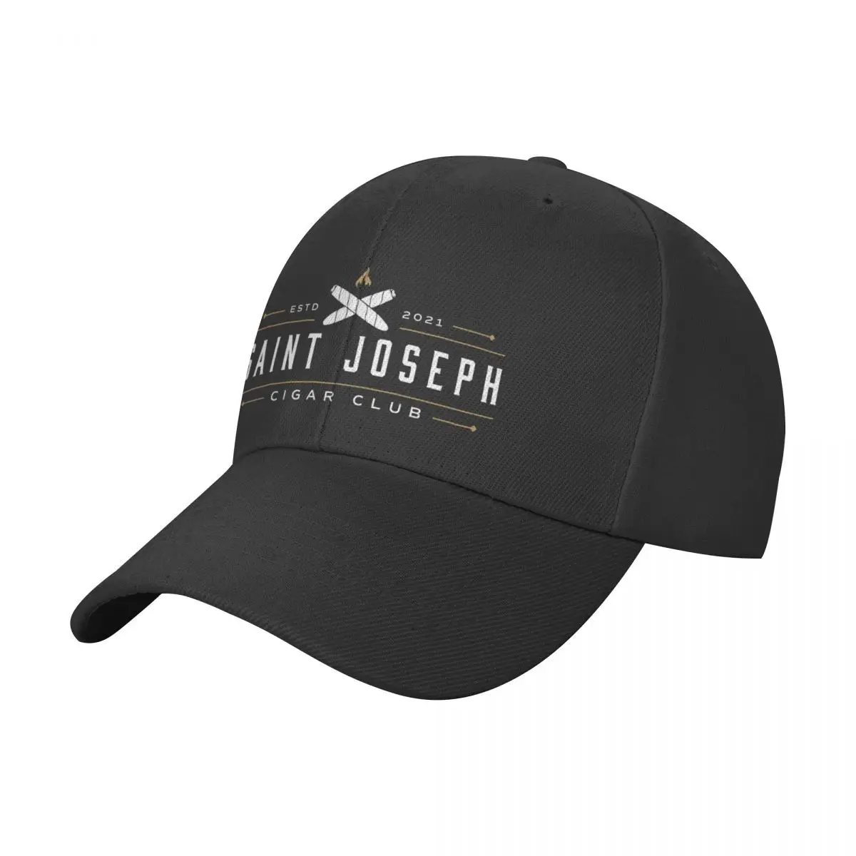 

Saint Joseph Cigar Club Logo (Light) Baseball Cap Fishing Caps Streetwear Hat For Men Women's