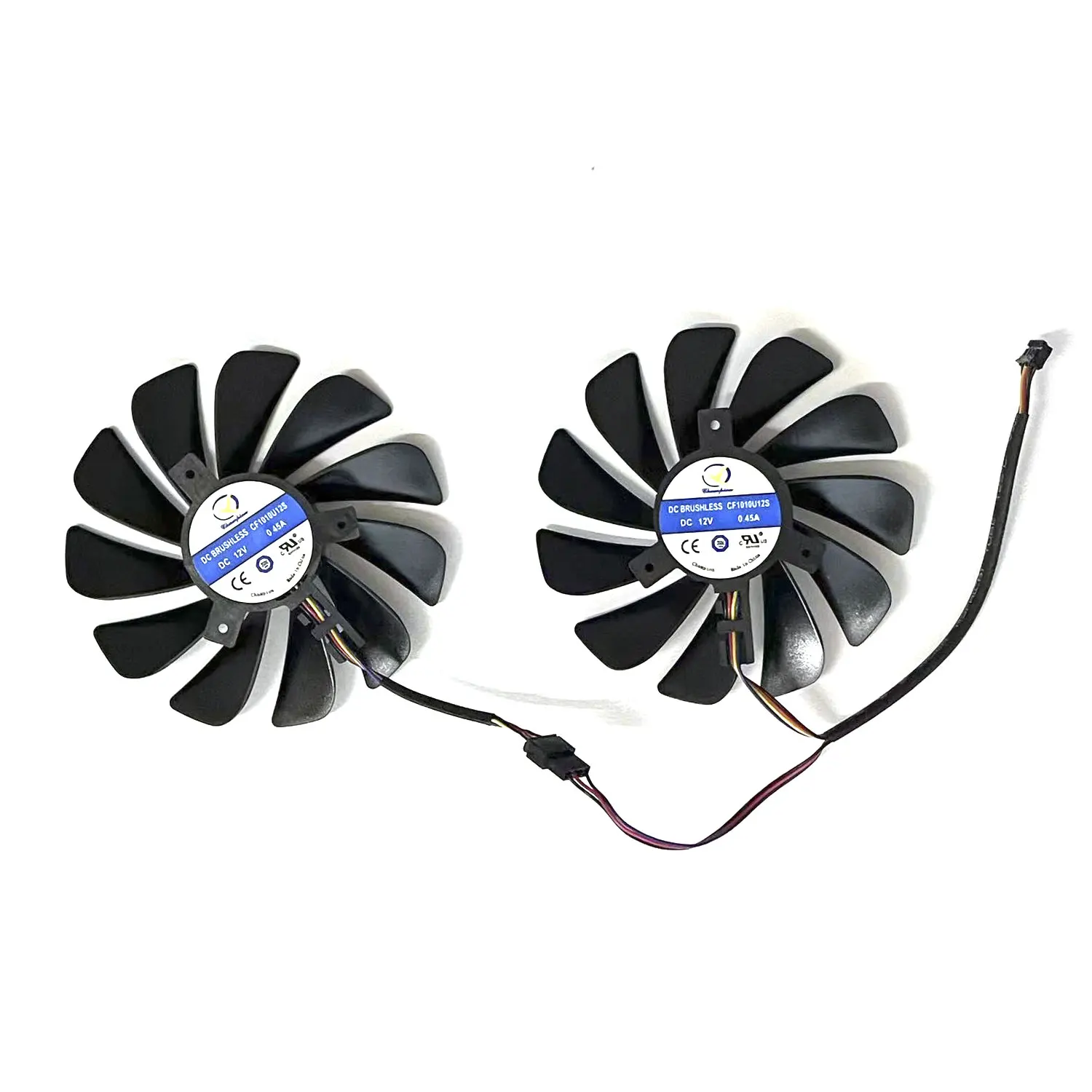 Ventilador Gpu Rx5700 Fdc10u12s9-c Cf1010u12s 4pin 95 mm para Xfx rx 5700 5700xt 5600xt Nova Placa Gráfica Ventilador de Refrigeração - Imagem 5