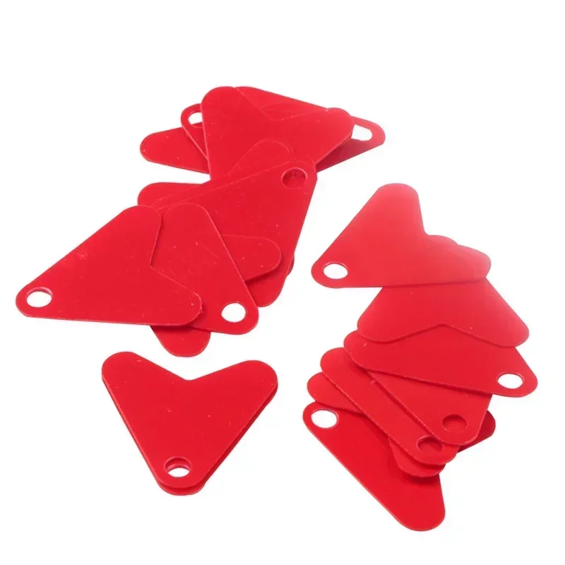 

10Pcs Fishing Trout Spoon Sequin Lure Plastic Red Heart Shape Spinners Accessory Bait Hook Sequins Attracting Fish Pesca