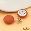 5PCS Colourful Not Removeable Sew-free Hat Cap Button Round Snap Button Repair Peaked Cap 6