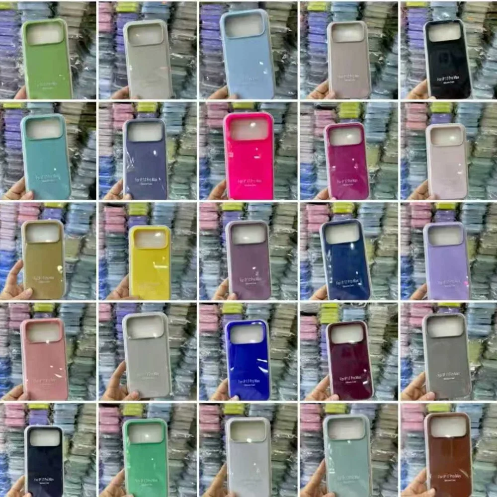 Fashion Original Liquid Silicone Skin Feel Soft Case - Full-Protection Anti-Drop Cover