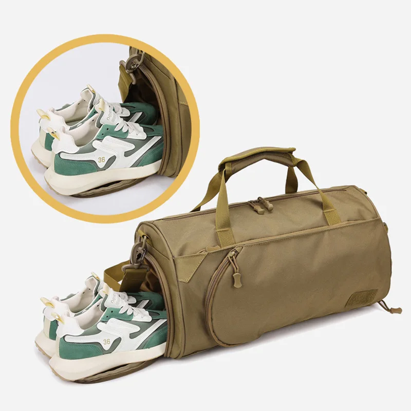 Gym Fitness Bag Dry and Wet Separation Large Capacity Short Distance Travel Handbag for Men Outdoor Sports Sling Shoulder Bag 3