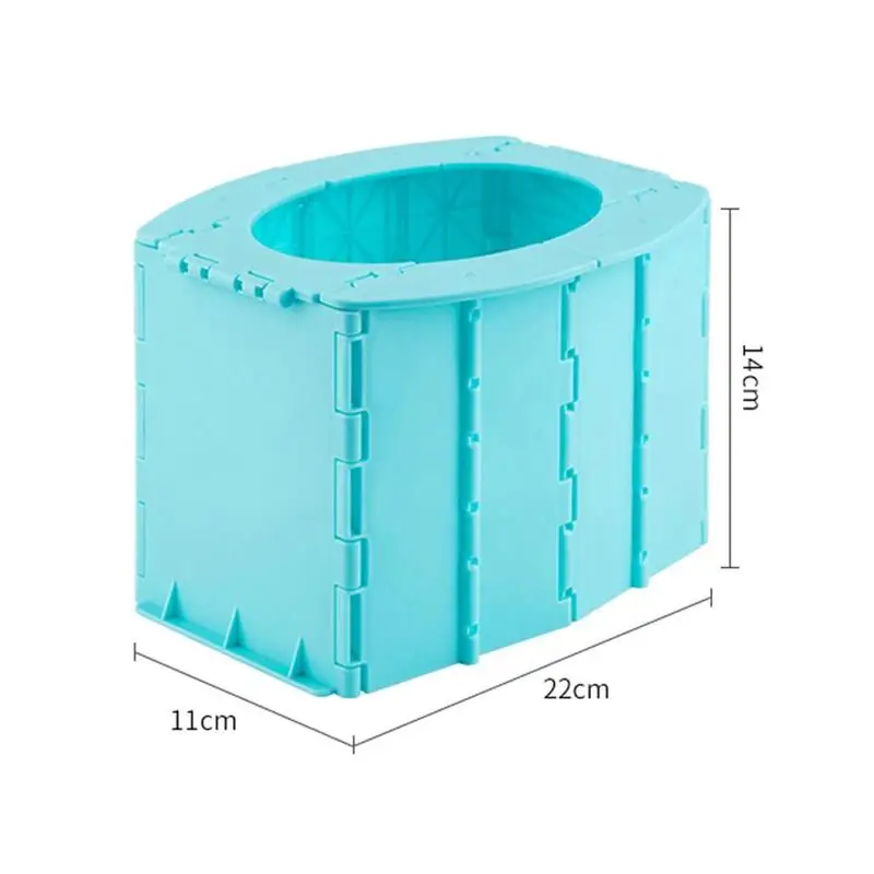 Portable Folding Toilet For Women Men Keep The Environment Clean For Kids Children Camping Hiking Travel 3