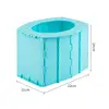 Portable Folding Toilet For Women Men Keep The Environment Clean For Kids Children Camping Hiking Travel 3
