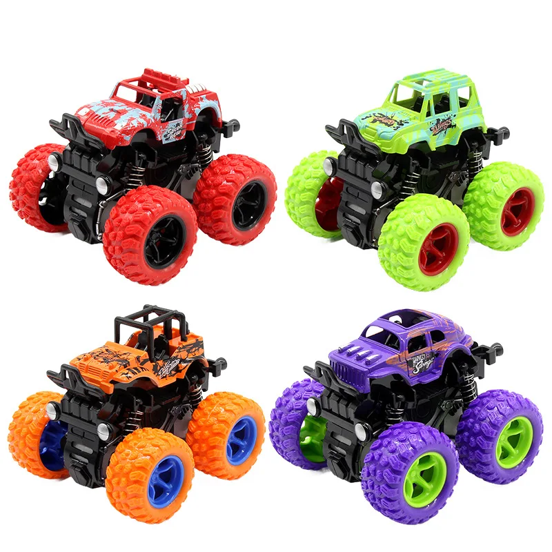 Inertia four-wheeled off-road engineering vehicle Toy Inertial engineering vehicle Fire Truck Boys Cars Kids holiday gift