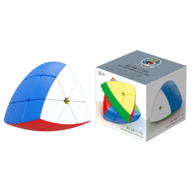 Shengshou Five Axis 2 3 4 5 layers Cube 3x3 Magic Speed Cube Stickerless Professional Pentahedron Cubo Magico Puzzle Toys 3