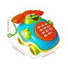 1 PC Cartoon Baby Electric Phone Car Model with Ring and Light Gifts Early Educational Developmental Music Sound Learning Toys 6