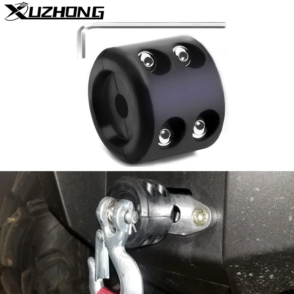 

Universal Winch Cable Hook Stopper Rubber Winch Rope Line Saver Winches For Offroad ATV UTV Accessories Winch Mount