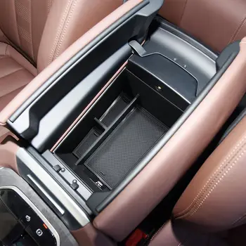 Organizer per Console Centrale RUNROAD per BMW X5/G05 X7/G07 2019-2026, X6/G06 2020-2026, Vassoio Portaoggetti per Bracciolo Auto