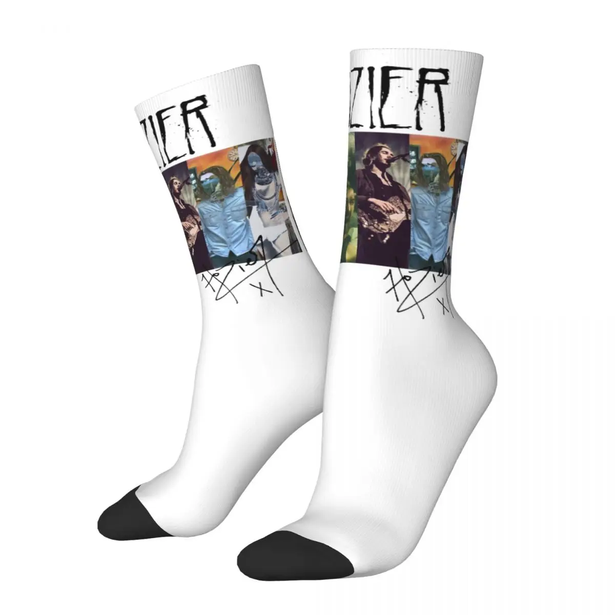 

Musician Singer Hozier Theme Design Crew Socks Outfits for Men Non-slip Sock