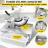 Electric Cube Ice Shaver Granizing Machine 226Kg/H Commercial Snow Cone Chopper Home Slush Crusher Blender Flake Maker 4