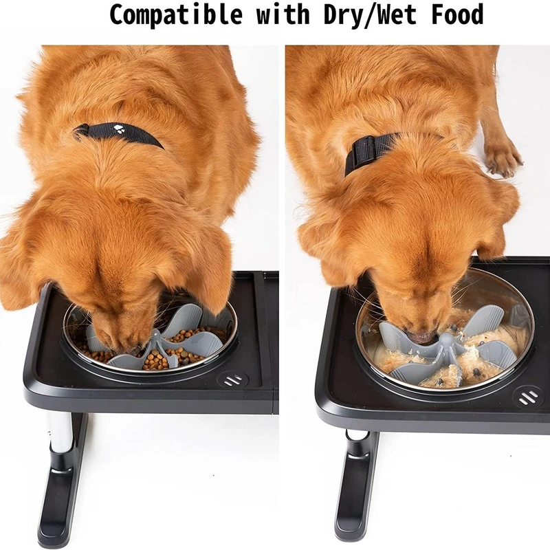 Dog slow food bowl tool cat and dog anti-choking anti-snatch sucker kitten puppy auxiliary feeding pet supplies |