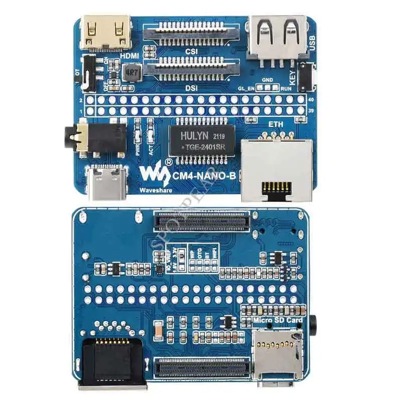 Raspberry pi Computar Módulo Cm4 Nano Placa Base b Mesmo Tamanho Que o Cm4 - Imagem 4
