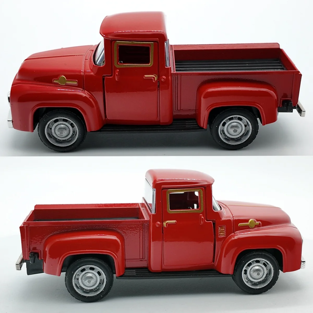 Diecast pickup truck model color variants